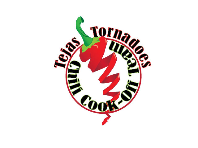 Tejas Tornadoes Chili Cookoff logo design