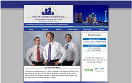 The Martin Insurance Group, L.P. Web Design
