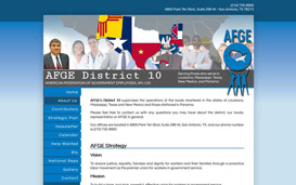 IAFGE District 10 Web Design